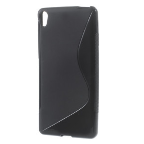 Силиконов гръб ТПУ S-Case за Sony Xperia E5 F3311 черен